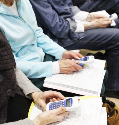 audience polling devices